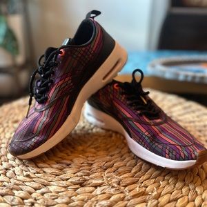 Purple Pink Striped Nikes